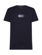 Flag Box Tee Navy Tommy Hilfiger