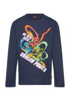 Lwtaffy 206 - T-Shirt L/S Navy LEGO Kidswear