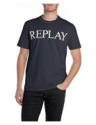 T-Shirt Regular Replay Basics Black Replay