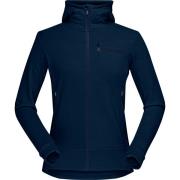 Women's Falketind Warmwool2 Stretch Zip Hood Indigo Night