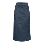 Women's Vittangi Long Padded Skirt Midnight Navy