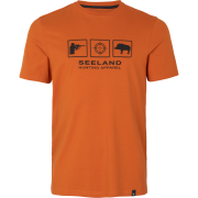 Seeland Lanner T-Shirt Gold Flame