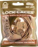 Lock Laces 72" Shoelaces Tan