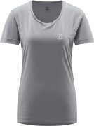 Haglöfs Women's Ridge Hike Tee Concrete Solid