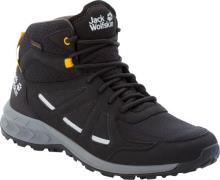 Jack Wolfskin Men's Woodland 2 Texapore Mid Black / Burly Yellow Xt