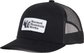 Marmot Retro Trucker Hat Black/Black