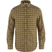Fjällräven Men's Övik Flannel Shirt Buckwheat Brown-Dark Navy