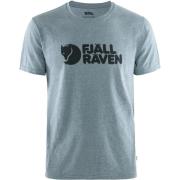 Fjällräven Men's Fjällräven Logo T-shirt Uncle Blue-Melange