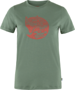 Fjällräven Women's Abisko Wool Fox Short Sleeve Patina Green/Terracott...