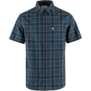 Fjällräven Men's Övik Travel Shirt Ss Indigo Blue-Dark Navy