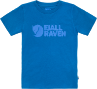 Kids' Fjällräven Logo T-Shirt Alpine Blue