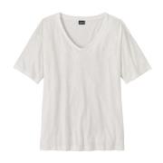 Patagonia Women's Short Sleeve Mainstay Top White