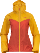 Bergans Women's Microlight Jacket Brick/Light Golden Yellow