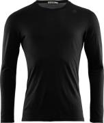 Aclima Men's LightWool Undershirt Long Sleeve Jet Black