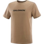 Salomon Men's Salomon Logo Performance Tee Shitake