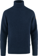 Fjällräven Men's Övik Roller Neck Sweater Dark Navy