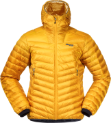 Bergans Men's Senja Down Light Jacket With Hood Light Golden Yellow