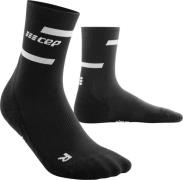 CEP Men's Run Compression Mid Cut Socks 4.0 Black