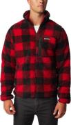 Men's Winter Pass Print Fleece Full Zip Mountain Red Check