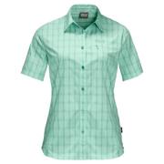 Jack Wolfskin Women's Centaura Shirt Pacific Green Checks