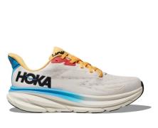 Hoka Women's Clifton 9 Blanc De Blanc/Swim Day