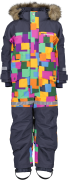 Didriksons Kids' Bjärven Printed Coverall PostIt