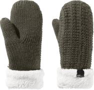 Jack Wolfskin Women's Highloft Knit Mitten Island Moss