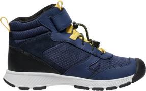 Keen Keen Big Kids' Skua Waterproof Boot Naval Academy-yoly Yellow Nav...