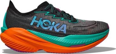 Hoka Women's Mach X 2 Wide Black/Electric Aqua