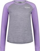 Mons Royale Women's Icon Raglan Grey Heather/lupin