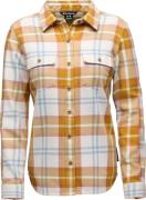 Black Diamond Women's Project Twill Long Sleeve Shirt Amber-Off White