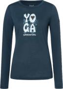 super.natural Women's Heart Of Yoga Longsleeve Blueberry/various