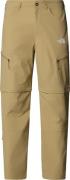 The North Face Men's Exploration Convertible Tapered Pants Khaki Stone