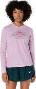 Asics Women's Fujitrail Logo LS Top Light Ube