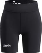 Swix Women's Pace High Waist Half Tights Black