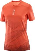 Salomon Women's S/LAB Ultra Tee Aop Burnt Sienna/decadent Chocolate/