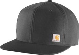 Carhartt Men's Firm Duck Flat Brim Cap Black