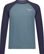 Mons Royale Men's Icon Merino Raglan Long Sleeve Goblin Blue/Midnight