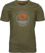 Pinewood Kids' Moose T-Shirt H. Olive