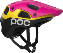 POC Cularis Pure MTB Helmet Rhos Red Matt/Citrine Yellow Matt