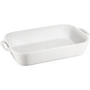 Staub Rektangulär Ugnsform 34 x 24 cm Vit