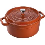 Staub La Cocotte Rund Gryta Kanel 24 cm 3,8 l