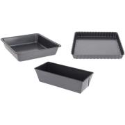 De Buyer Gateaux set med 3 bakformar