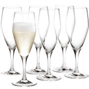 Holmegaard Perfection Champagneglas 23 cl 6 st, Klar