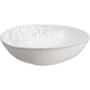 Denby Kiln skål, 13 cm, vit/grå