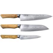 Satake Kaizen knivset, 3 delar