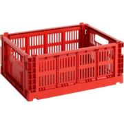 HAY Colour Crate förvaringslåda medium, red