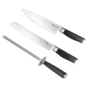 Brusletto Knivset 2 knivar + slipstål