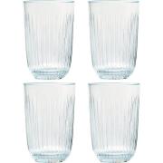 Kähler Hammershøi vattenglas, 37 cl, Ø 8 cm, 4 st, klar