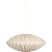 Watt & Veke Ellipse taklampa, 80 cm, linne, natural